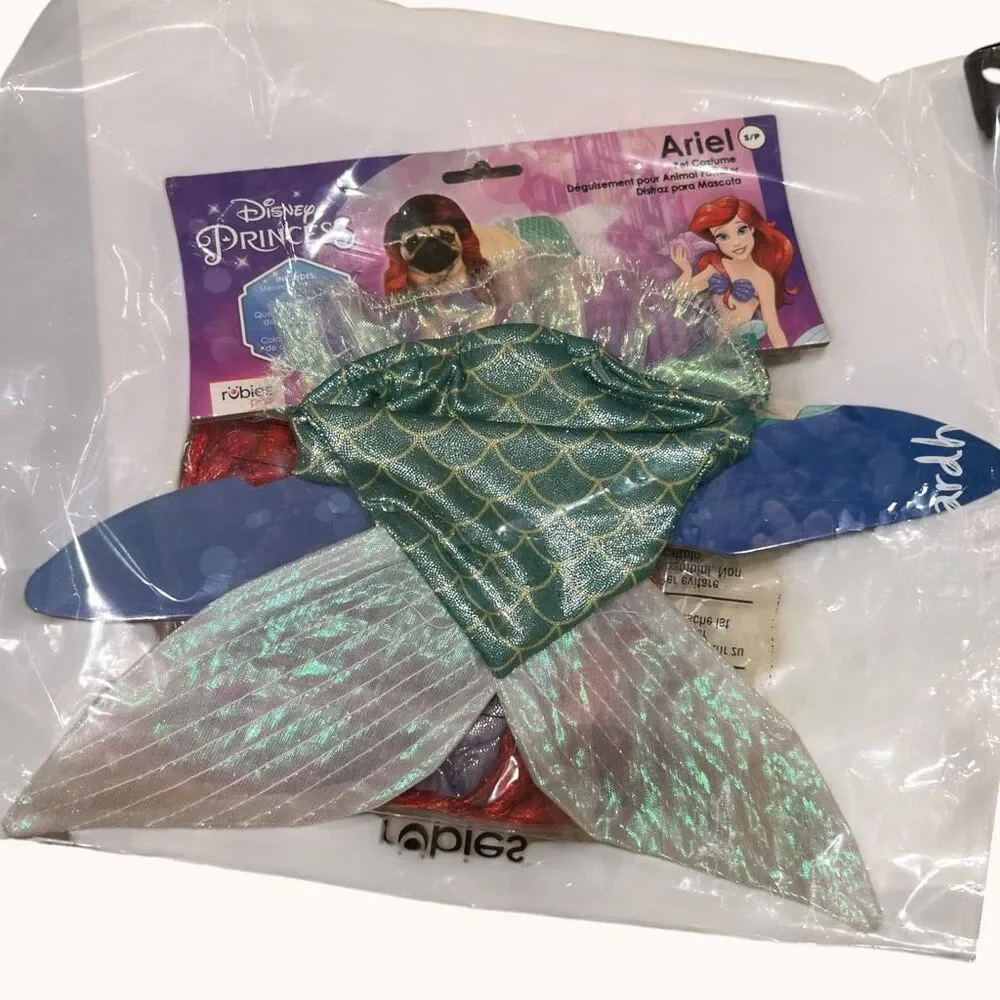 Rubie’s Disney Princess Ariel Mermaid Dog Costume Small Pet Costume